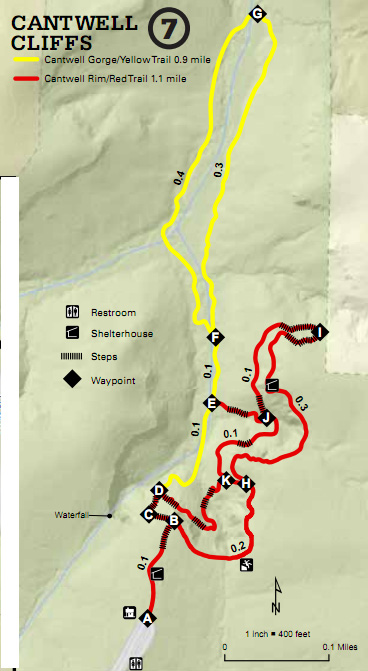 - Cantwell Cliffs Map - Hocking Hills